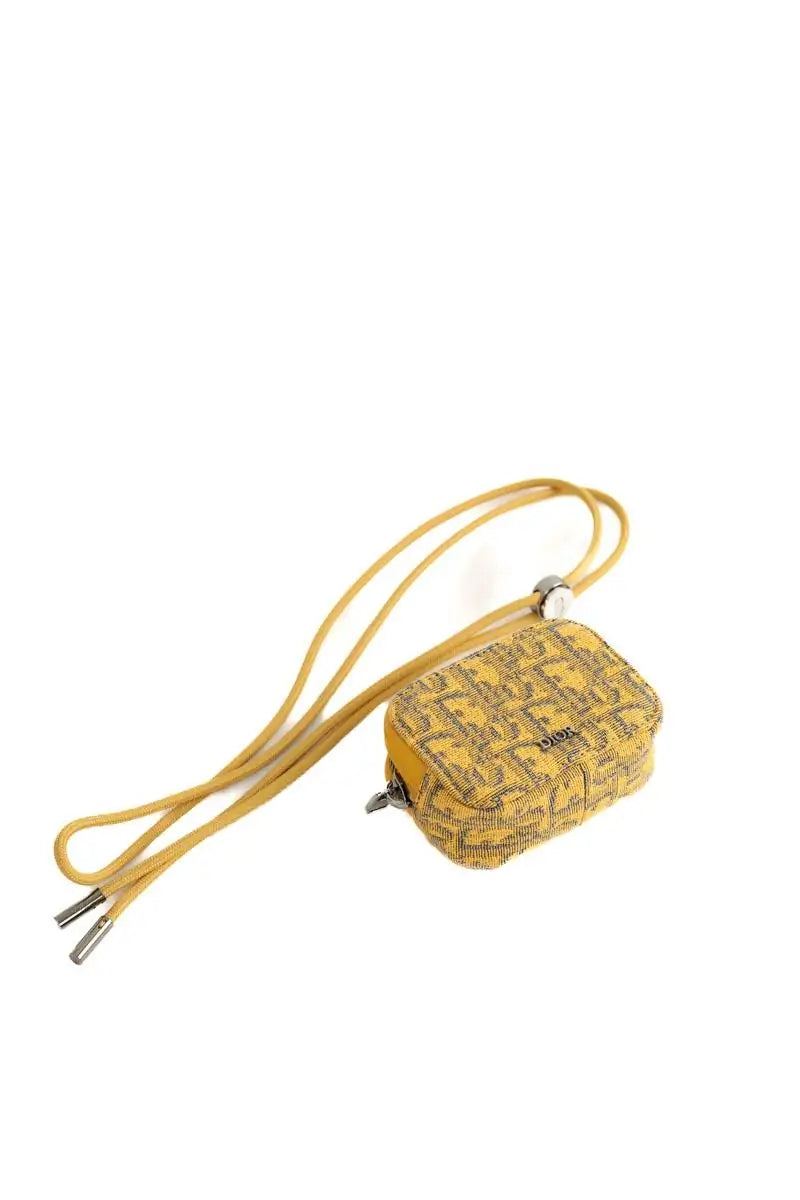 Pochette Dior Jaune en Tissu