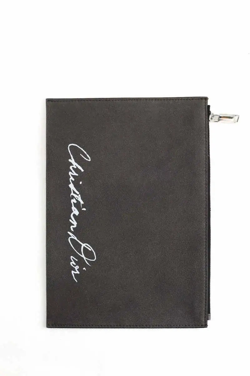 Pochette Dior Lily of the Valley Gris en Cuir