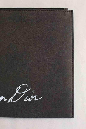Pochette Dior Lily of the Valley Gris en Cuir