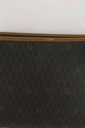 Pochette Dior Marron en Cuir