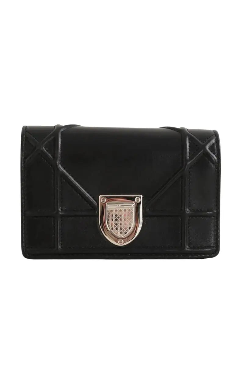 Pochette Dior Noir en Cuir - Seconde Main