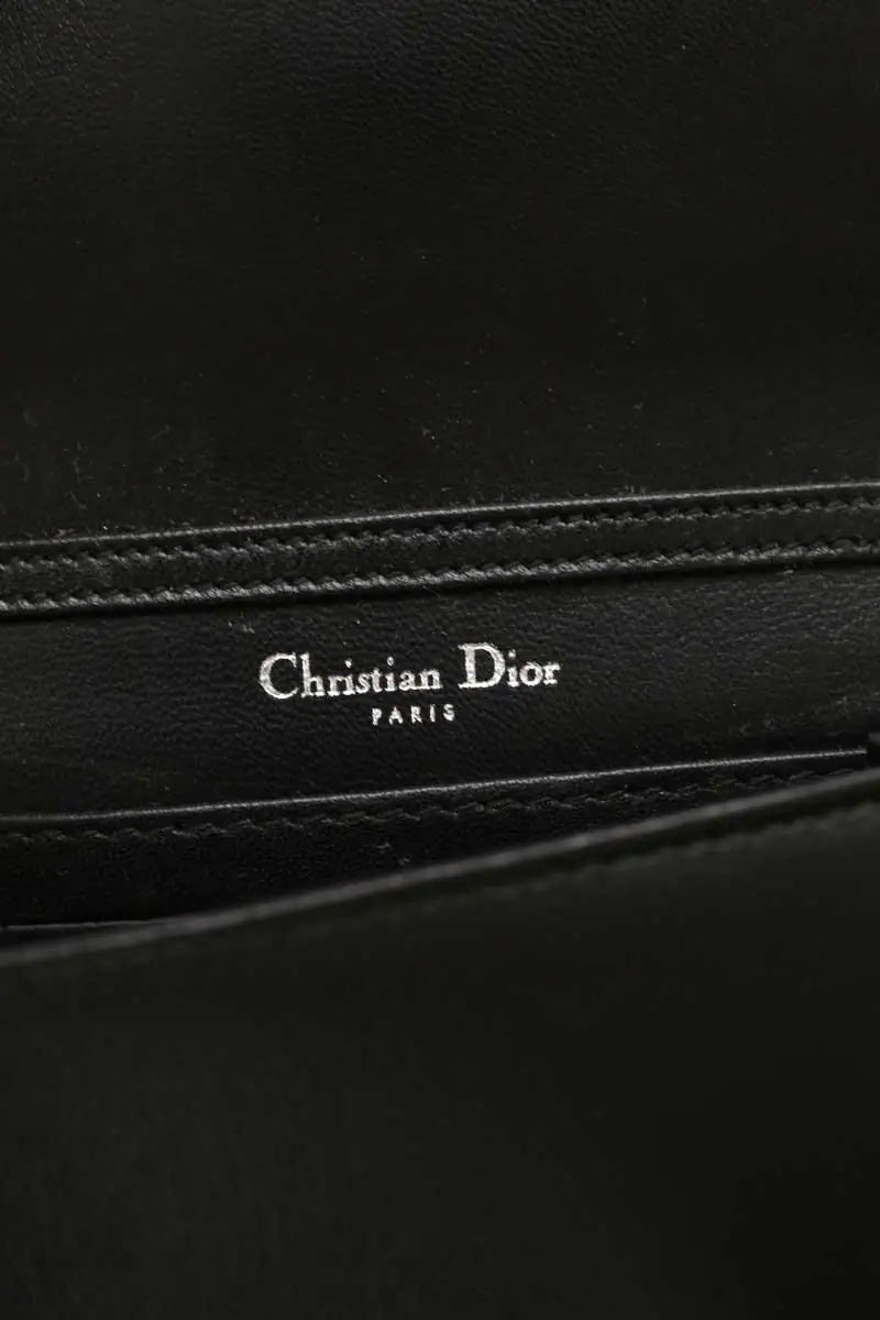 Pochette Dior Noir en Cuir