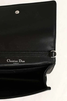 Pochette Dior Noir en Cuir