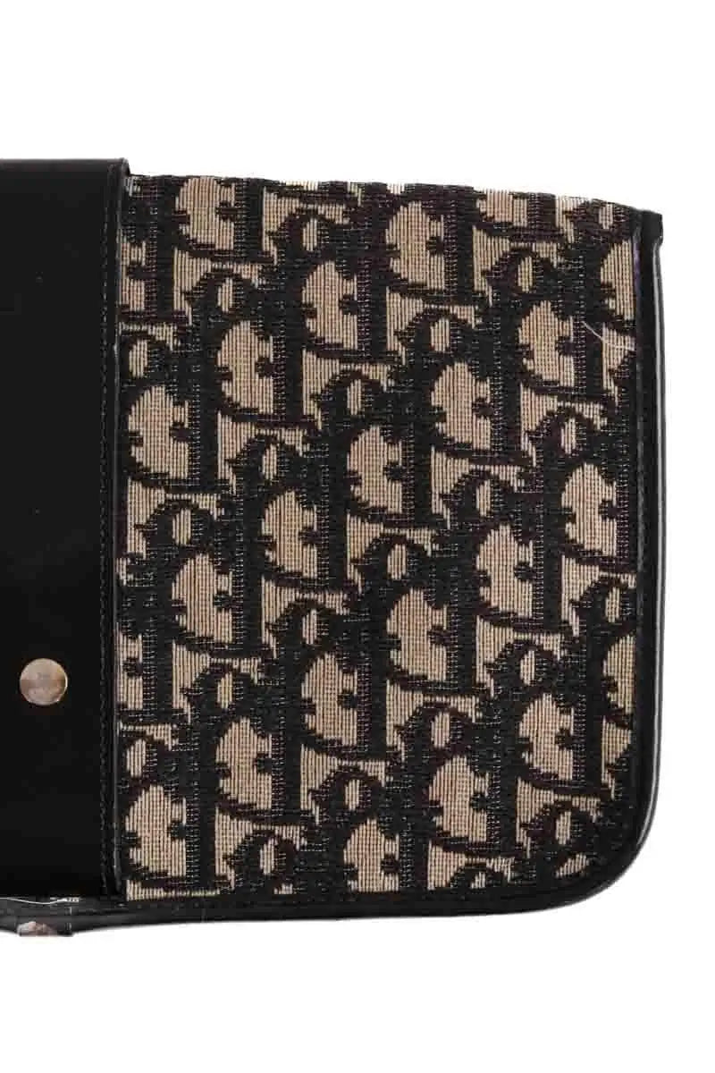 Pochette Dior Noir en Cuir