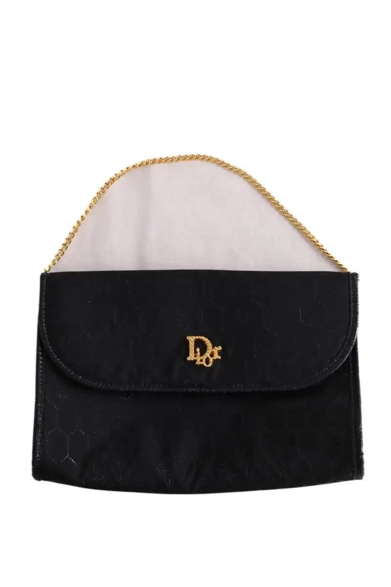 Pochette Dior Noir en Tissu - Seconde Main