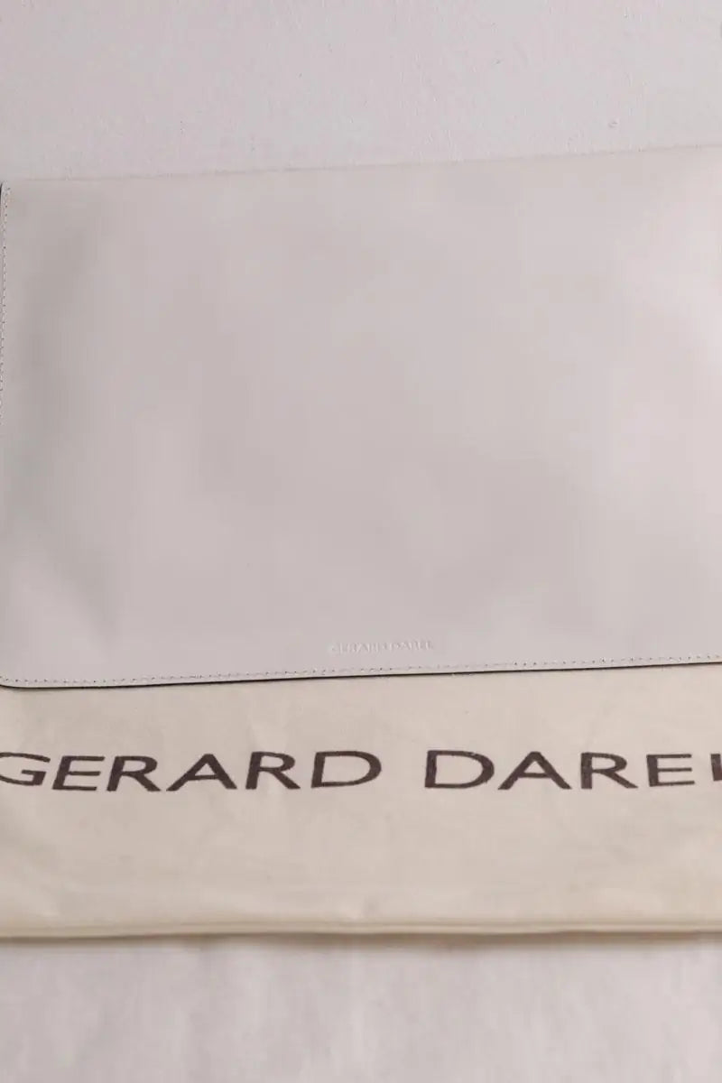 Pochette Gerard Darel Blanc en Cuir
