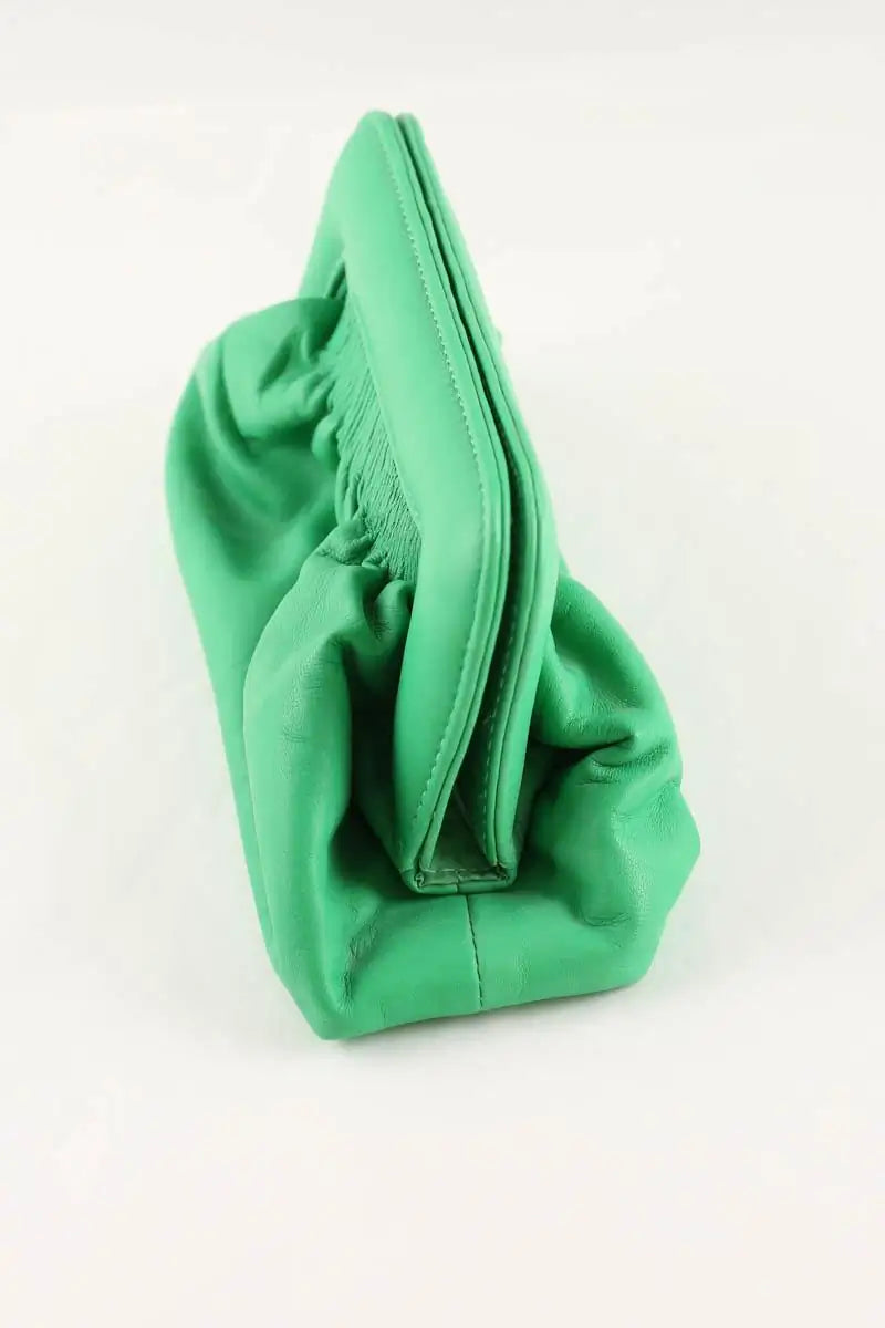 Pochette Gestuz Velina Vert en Cuir