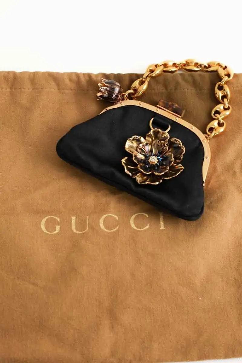 Pochette Gucci Doré en Tissu
