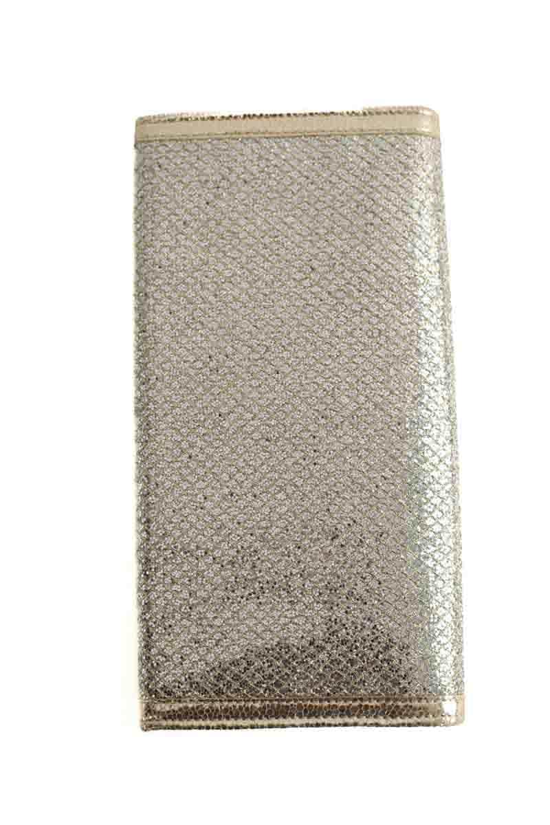 Pochette Jimmy Choo Doré en Cuir