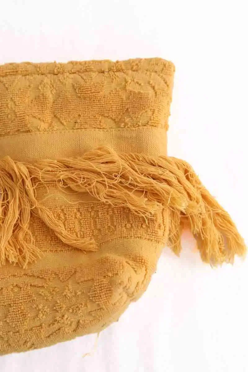 Pochette Lalla Jaune en Coton