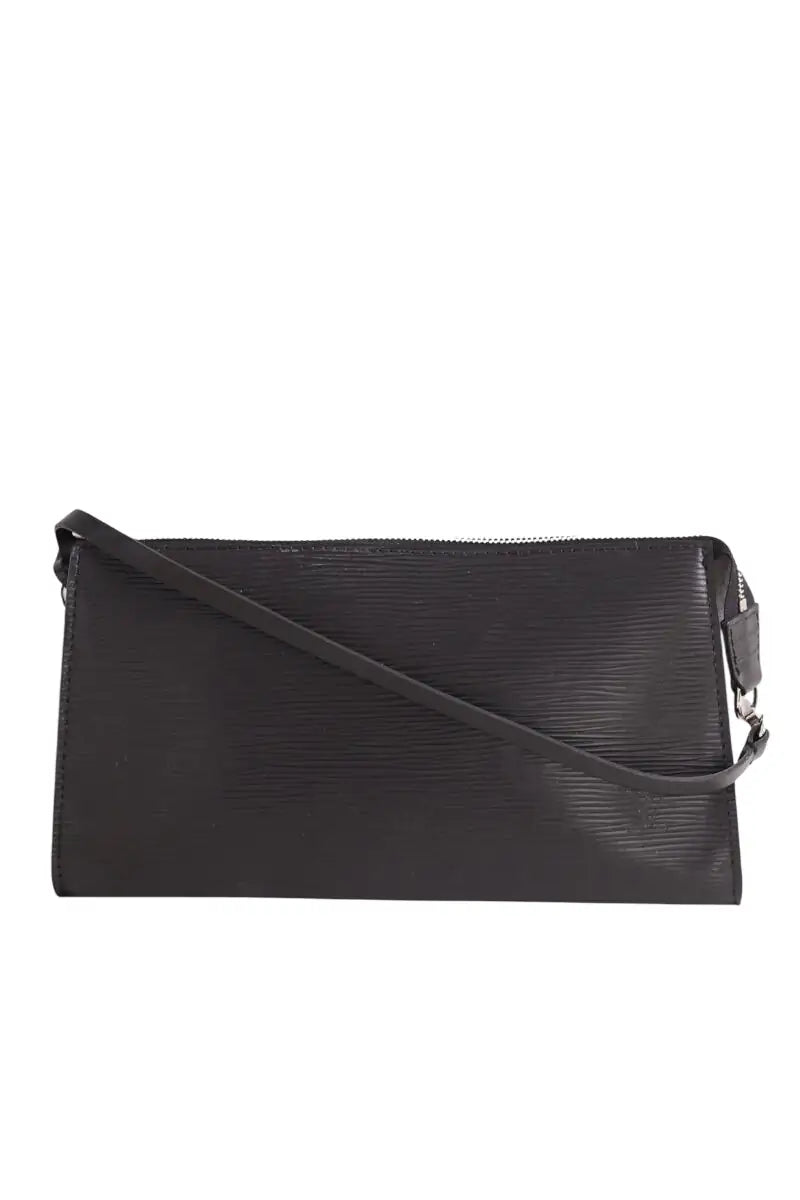 Pochette Louis Vuitton Epi Noir en Cuir - Seconde Main