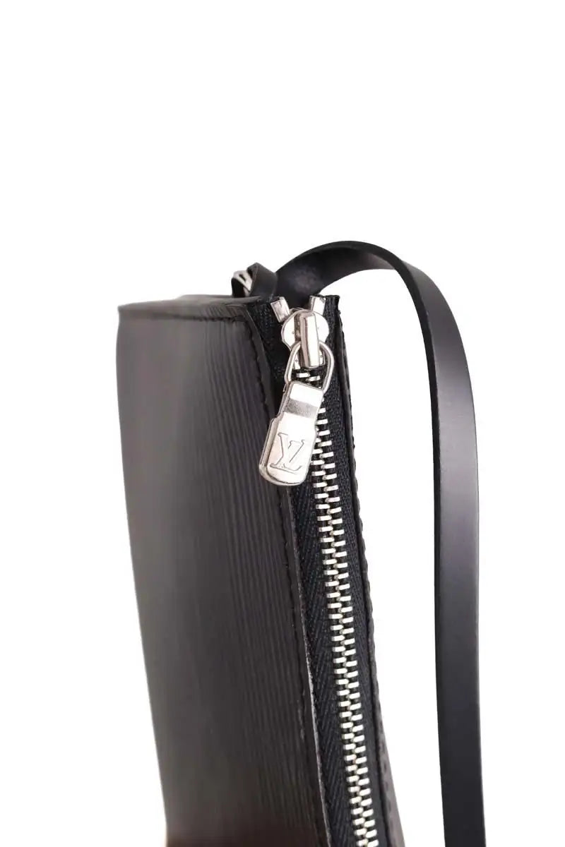 Pochette Louis Vuitton Epi Noir en Cuir