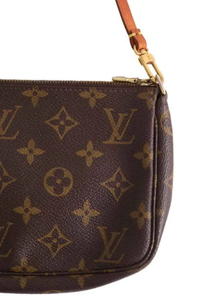 Pochette Louis Vuitton Pochette Accessoire Marron en Cuir
