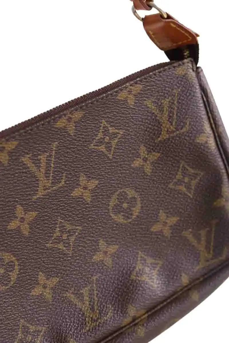 Pochette Louis Vuitton Pochette Accessoire Marron en Cuir