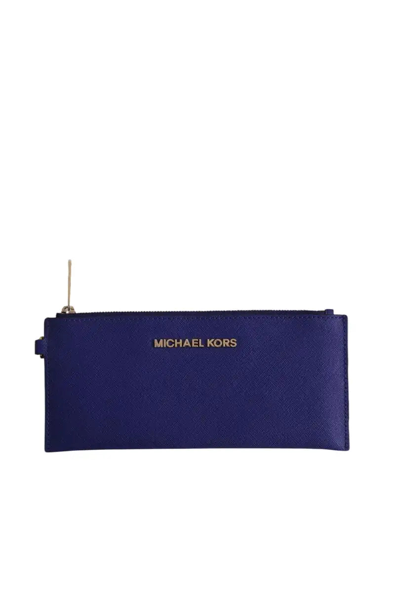 Pochette Michael Kors Bleu en Cuir - Seconde Main