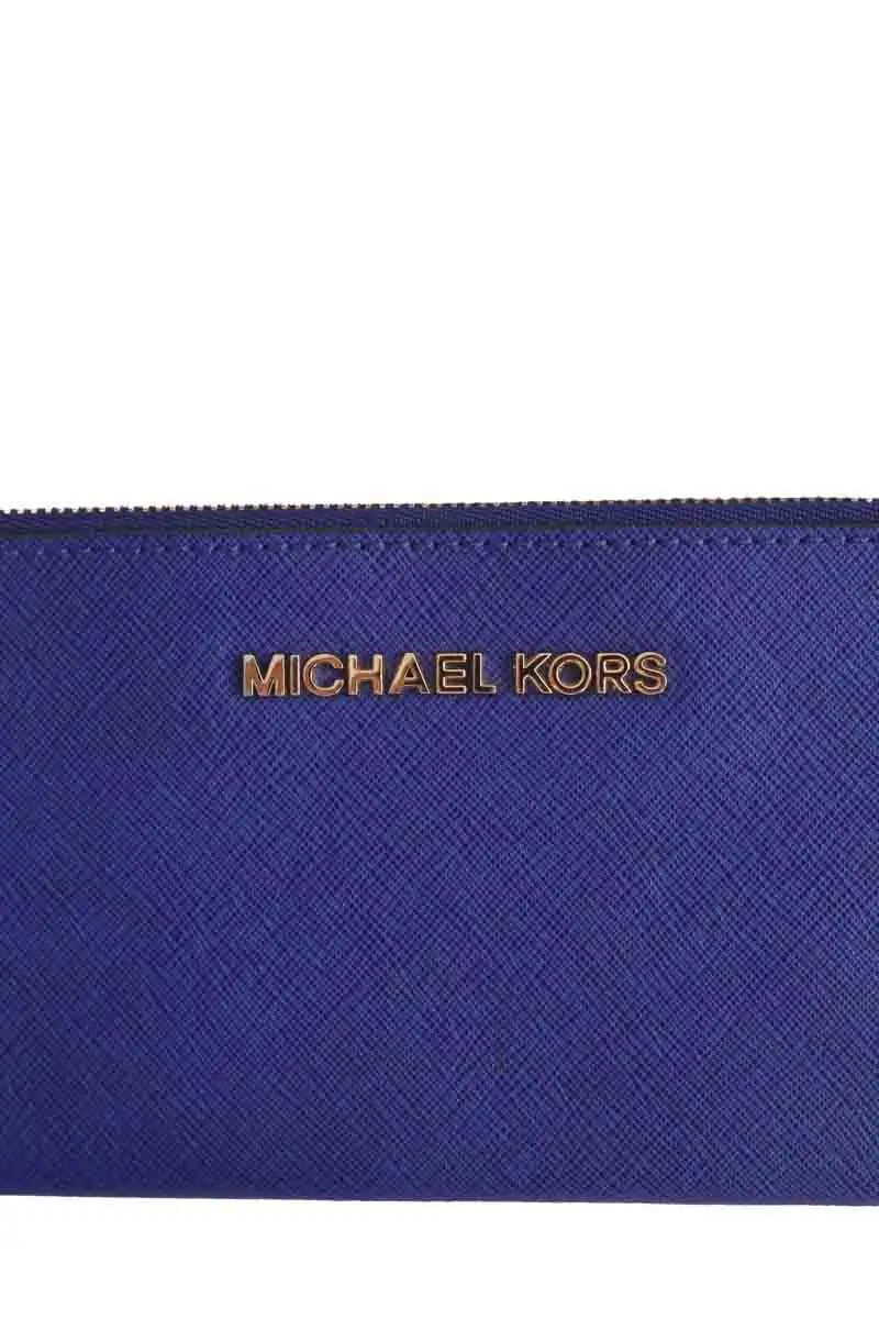 Pochette Michael Kors Bleu en Cuir