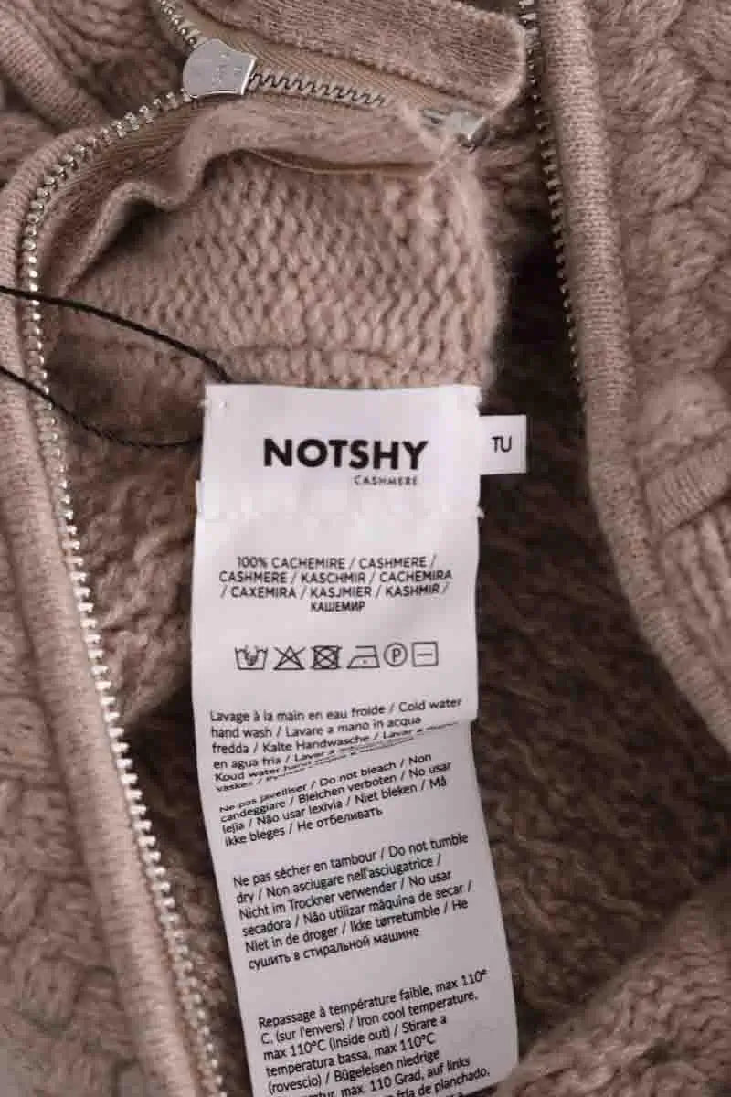 Pochette Notshy Beige en Tissu