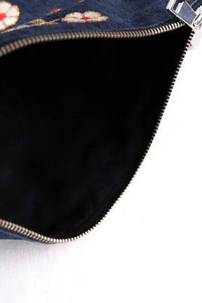 Pochette Rive Droite Paris Bleu en Coton