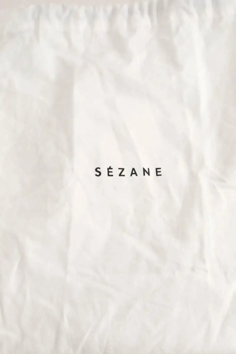 Pochette Sézane Hope Vert en Daim