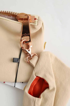 Pochette Stouls Beige en Cuir