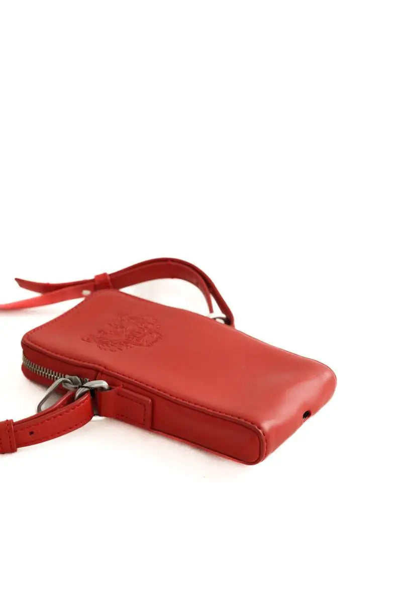 Pochette téléphone Kenzo Rouge en Cuir