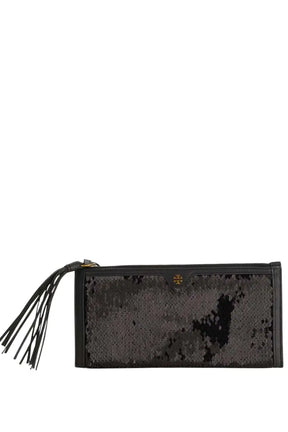 Pochette Tory Burch Noir en Paillettes - Seconde Main