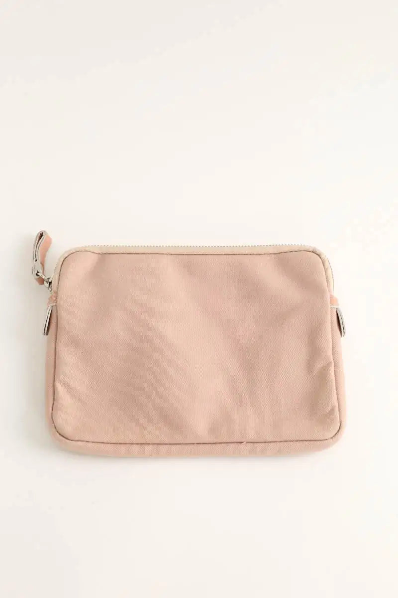 Pochette Vanessa Bruno Rose en Coton