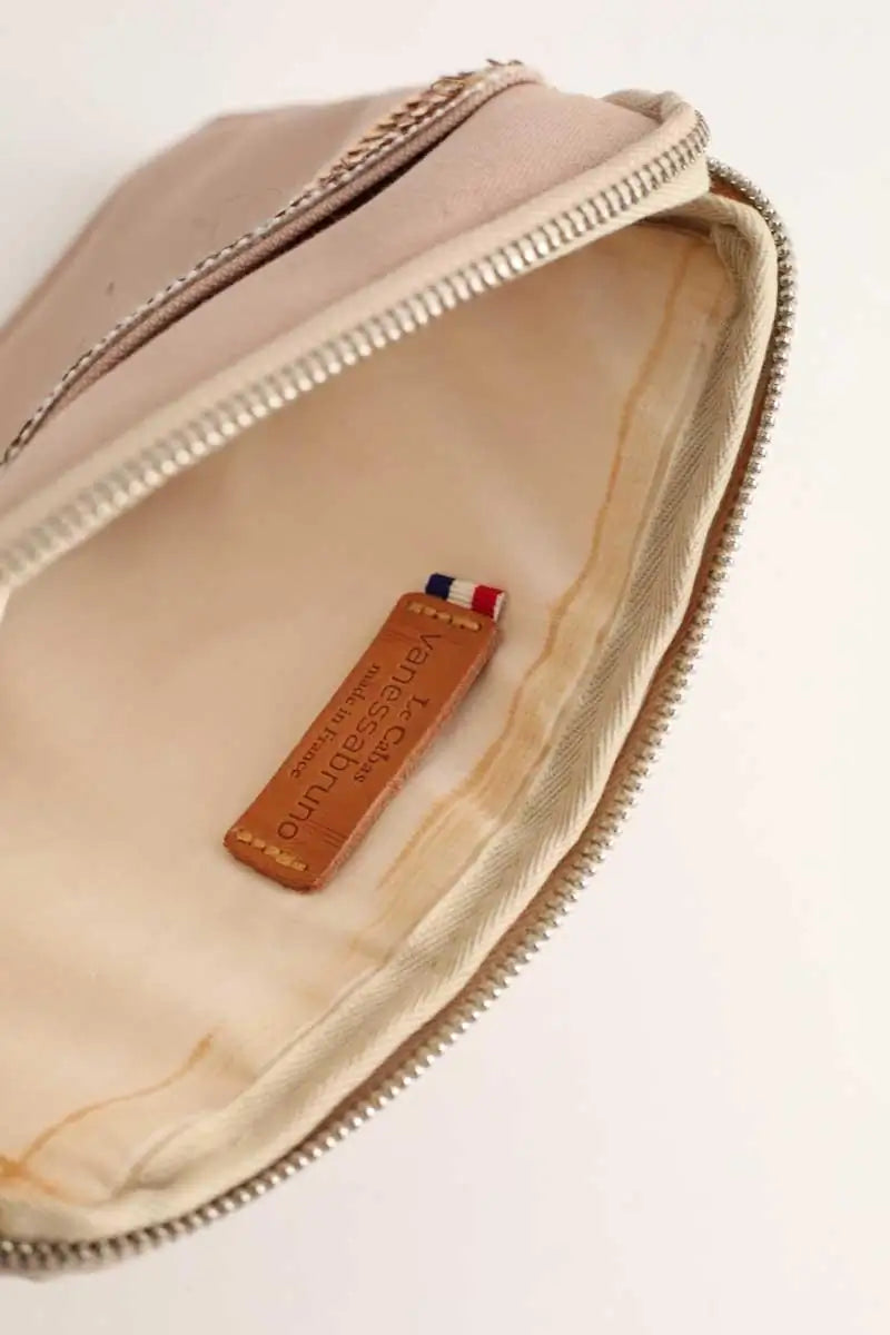 Pochette Vanessa Bruno Rose en Coton