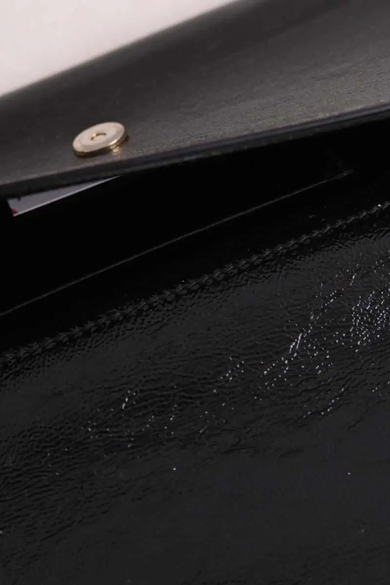 Pochette Yves Saint Laurent Noir en Cuir