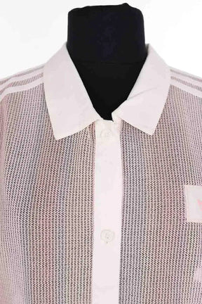 Polo Adidas Rose en Coton
