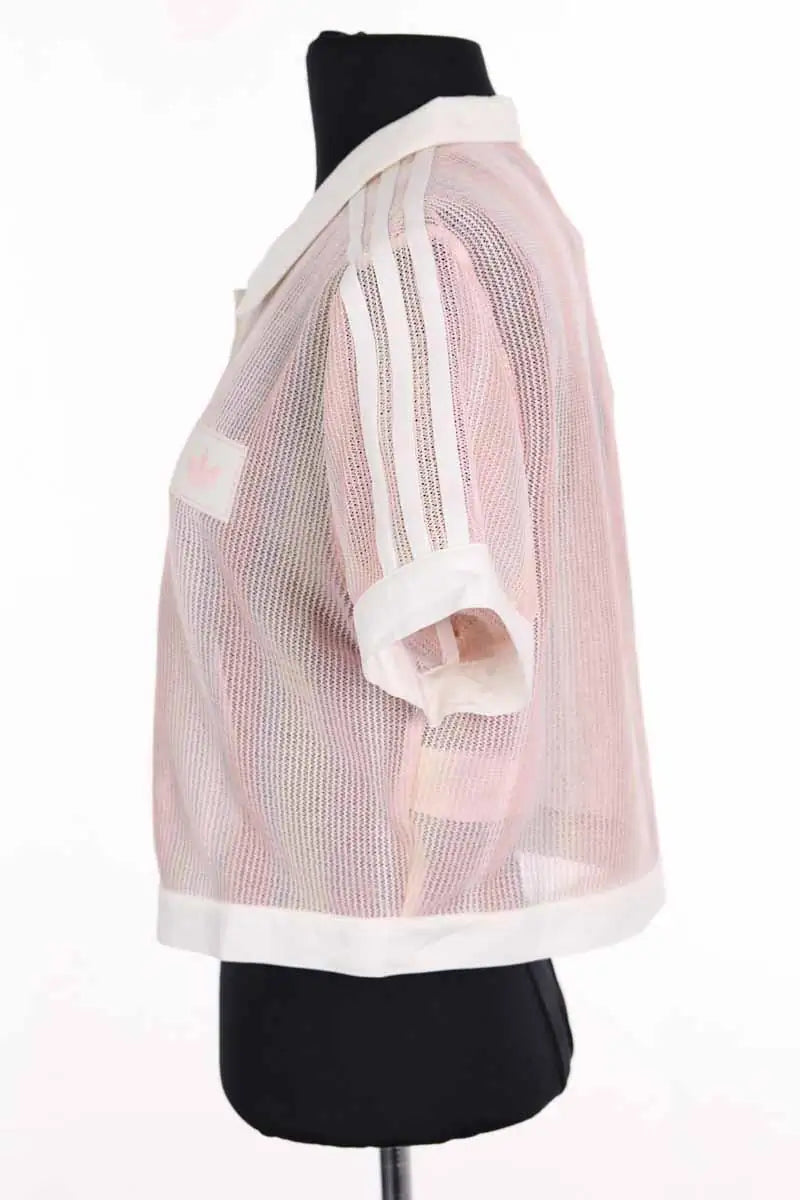 Polo Adidas Rose en Coton