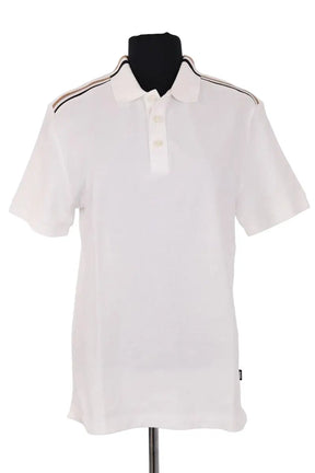 Polo Boss Blanc en Coton, taille S - Seconde Main
