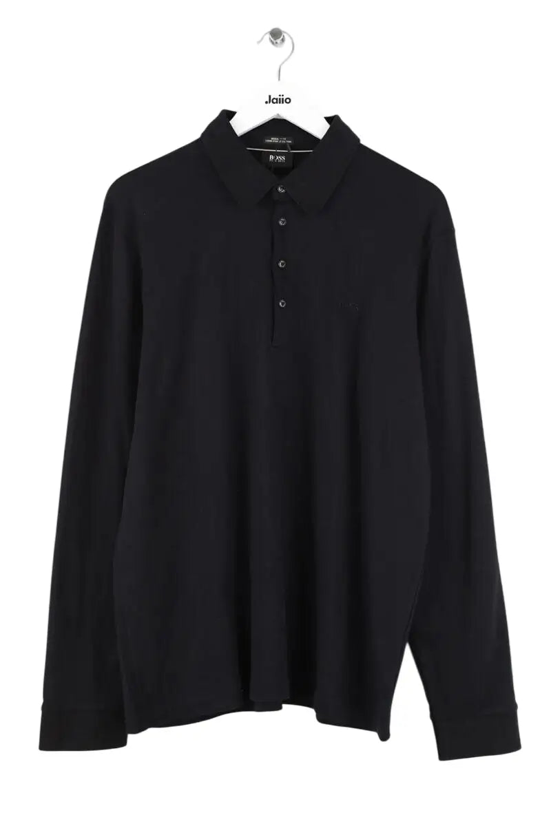 Polo Boss Noir en Coton, taille L - Seconde Main