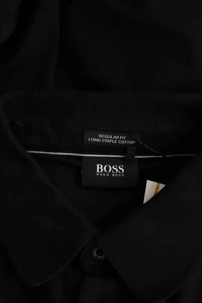 Polo Boss Noir en Coton