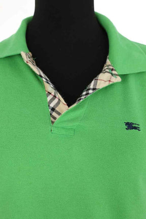 Polo Burberry Vert en Coton