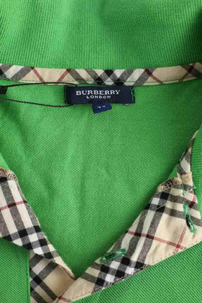 Polo Burberry Vert en Coton