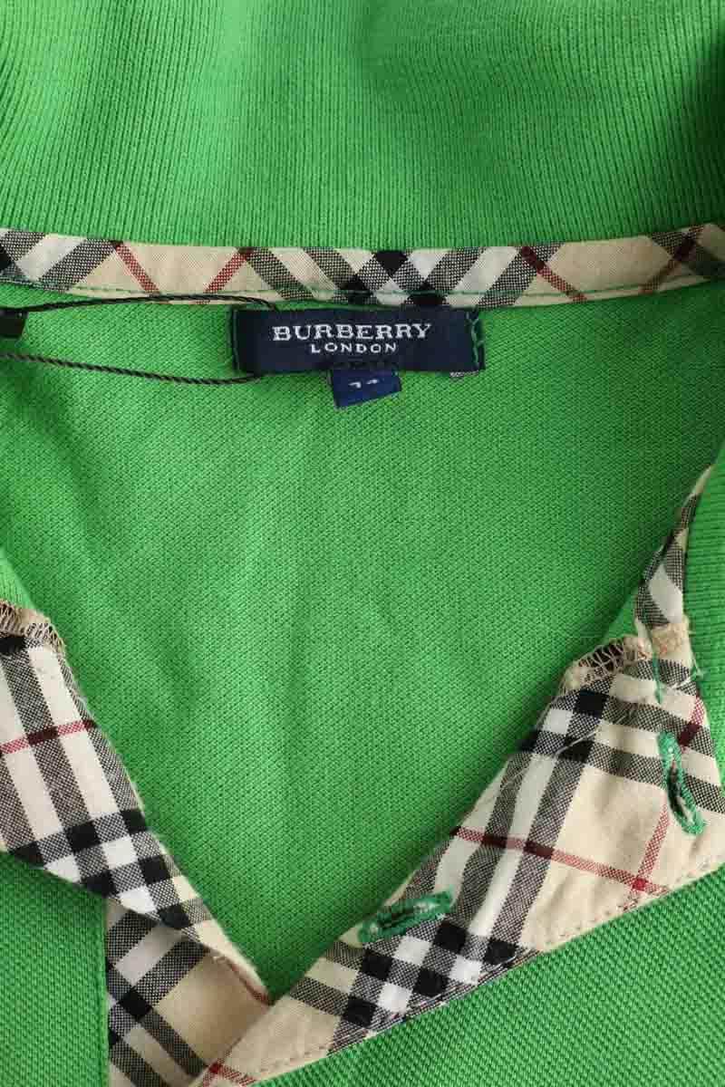 Polo Burberry Vert en Coton