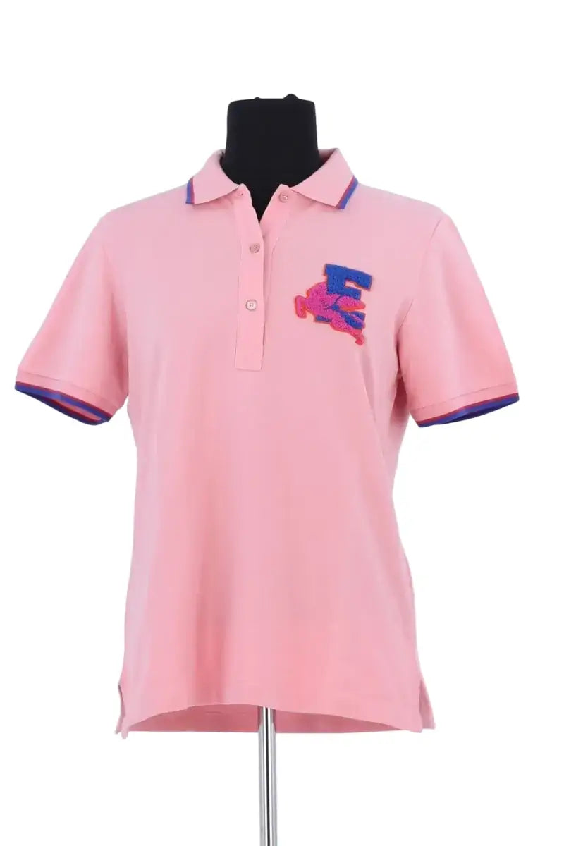 Polo Etro Rose en Coton, taille L - Seconde Main