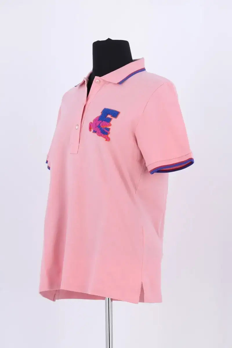 Polo Etro Rose en Coton
