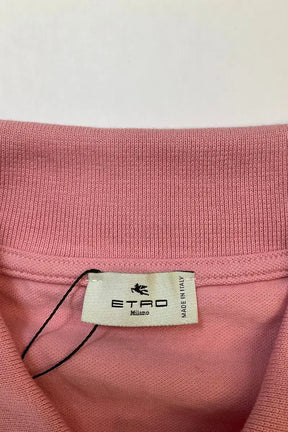 Polo Etro Rose en Coton