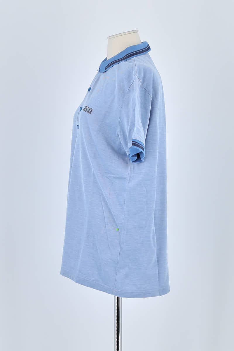 Polo Hugo Boss Bleu en Coton