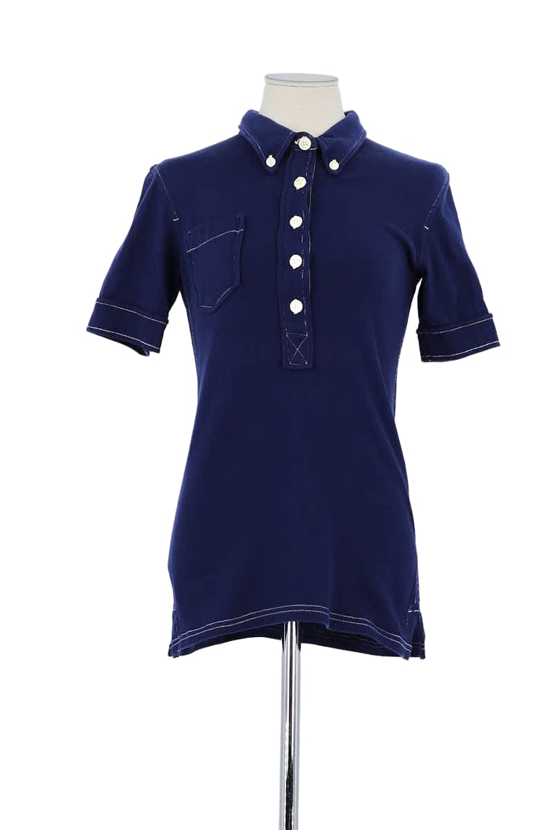 Polo Isabel Marant Étoile Bleu en Coton, taille L - Seconde Main