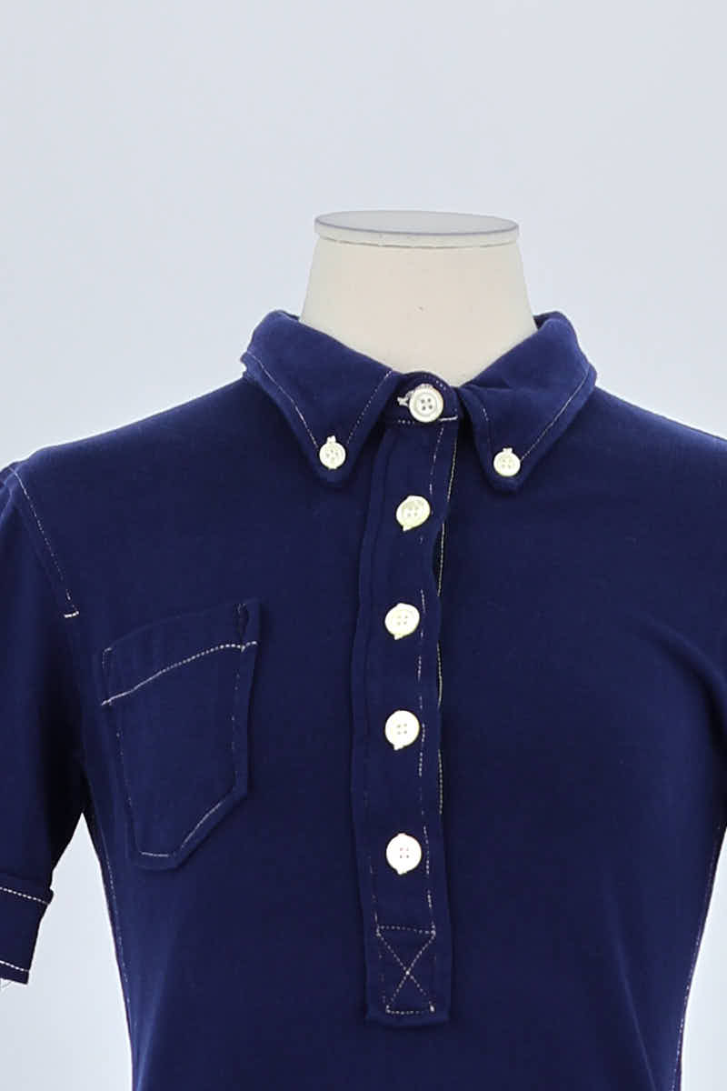 Polo Isabel Marant Étoile Bleu en Coton