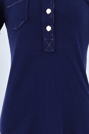 Polo Isabel Marant Étoile Bleu en Coton