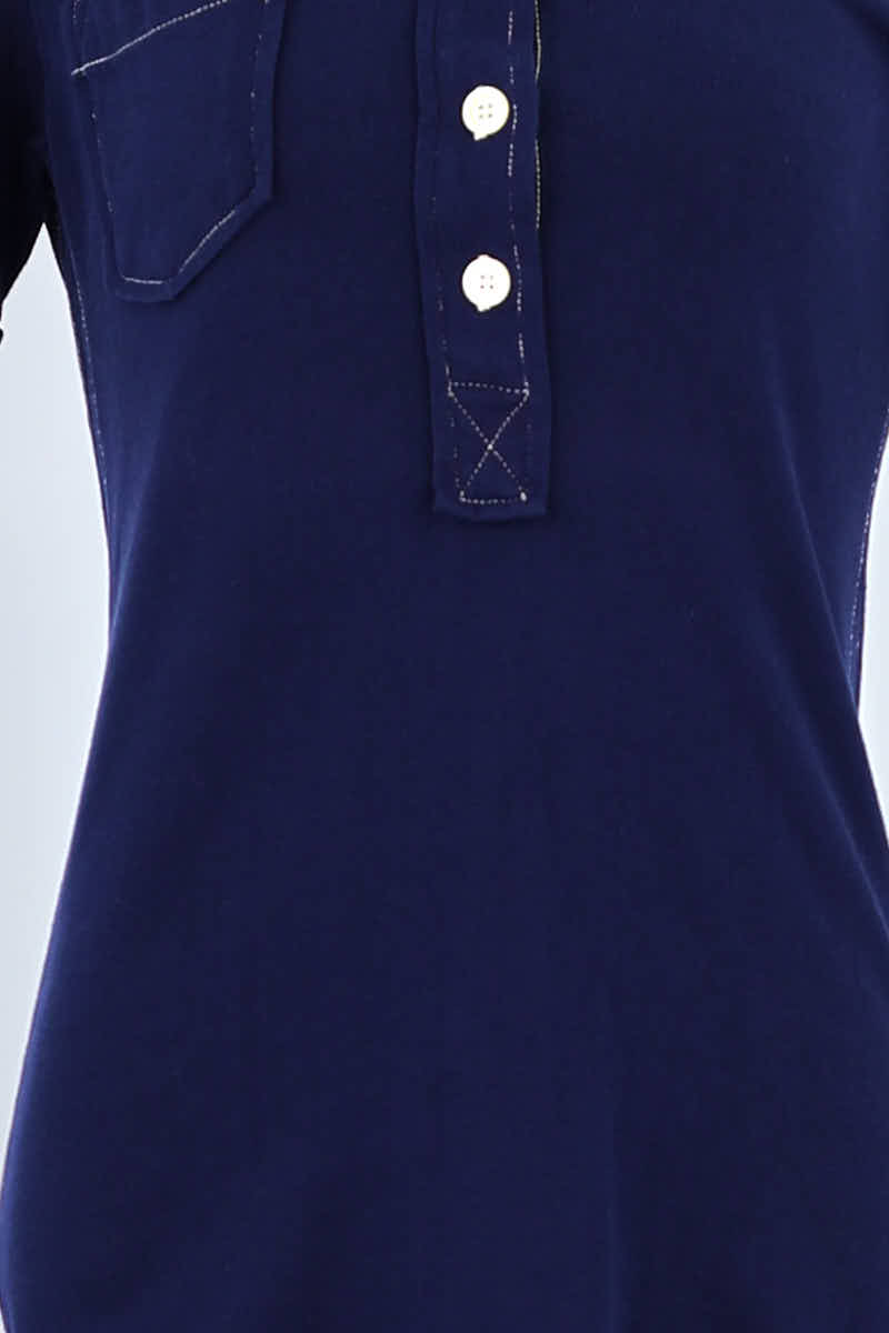 Polo Isabel Marant Étoile Bleu en Coton
