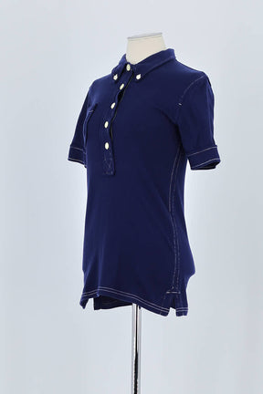 Polo Isabel Marant Étoile Bleu en Coton