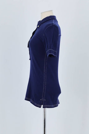 Polo Isabel Marant Étoile Bleu en Coton