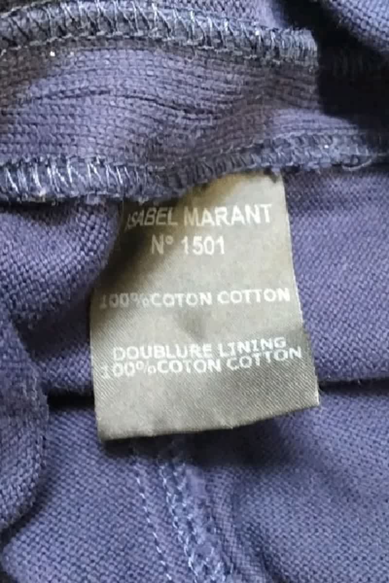 Polo Isabel Marant Étoile Bleu en Coton
