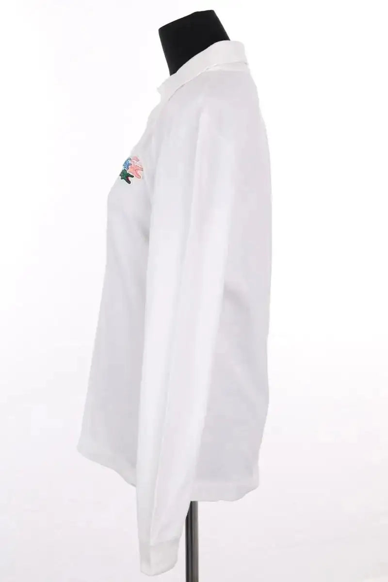 Polo Lacoste Blanc en Coton