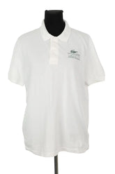 Polo Lacoste Blanc en Coton, taille M - Seconde Main